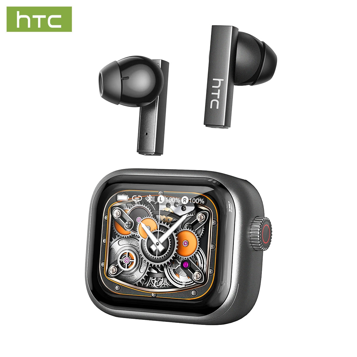 Auriculares Bluetooth TWS HTC NE40 AI Live Translation Earphone BT6.0 LED Display HiFi Sound Wireless Headset 2026 Choice