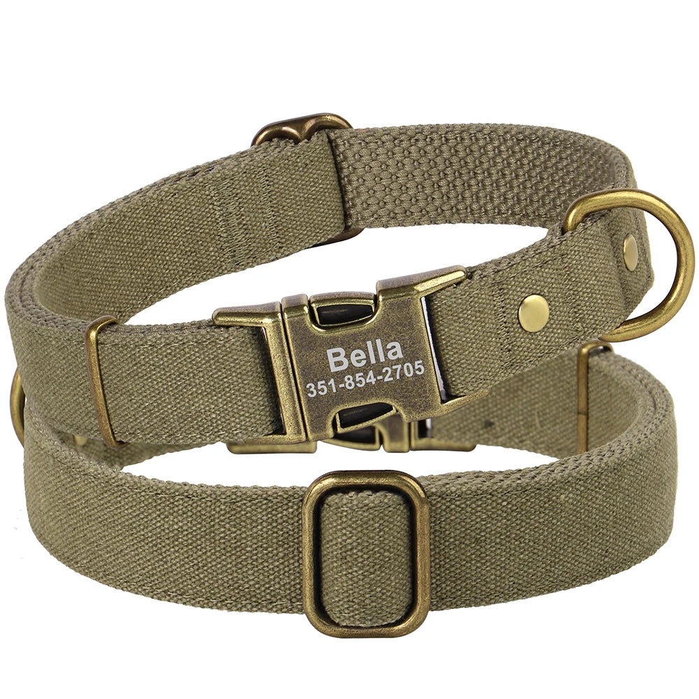 Kişiselleştirilebilir Köpek Tasması | Özel İsim Baskılı | Naylon | S/M/L