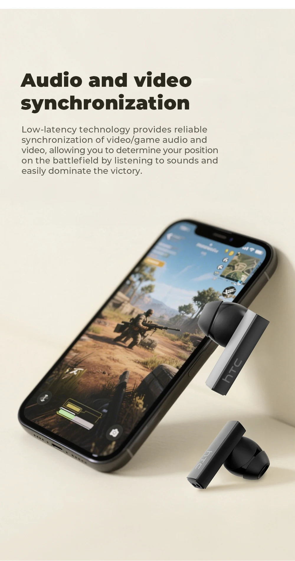 Auriculares Bluetooth TWS HTC NE40 AI Live Translation Earphone BT6.0 LED Display HiFi Sound Wireless Headset 2026 Choice