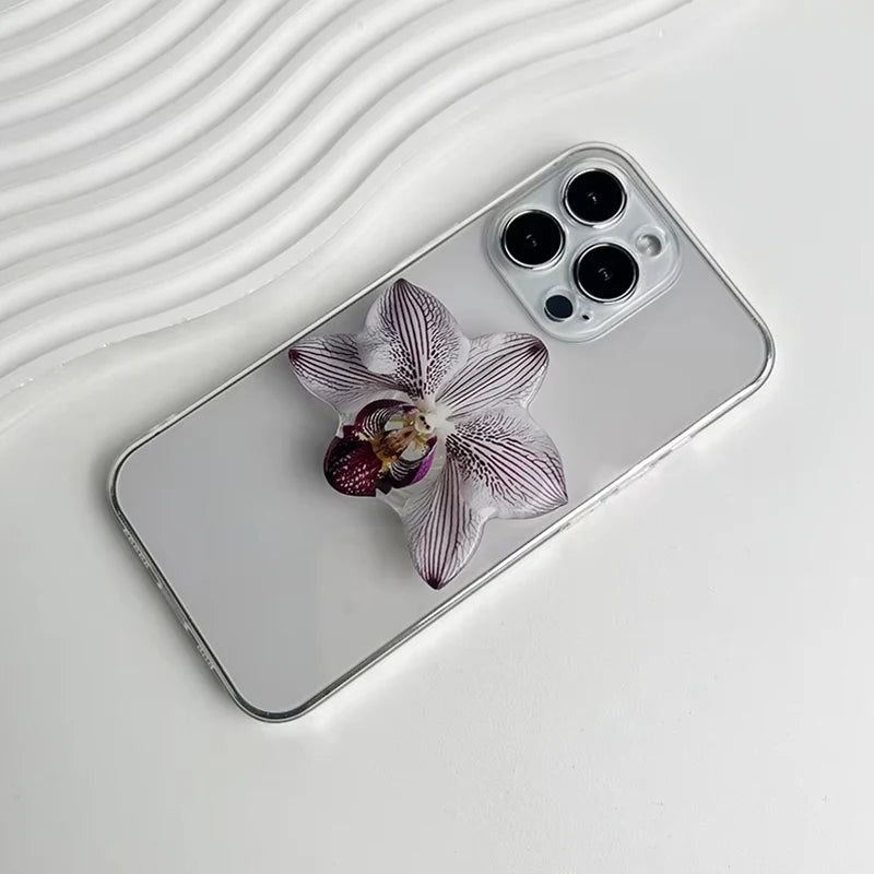 New Orchid Phone Stand Phalaenopsis Socket Grip Network Hot Talent Recommendation Foldable Cymbidium Phone Bracket For IPhone
