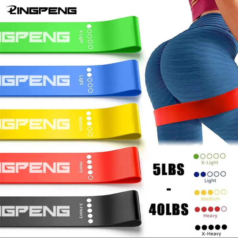 Direnç Bantları - Yoga, Fitness ve Egzersiz için Elastik Döngü Bant Seti