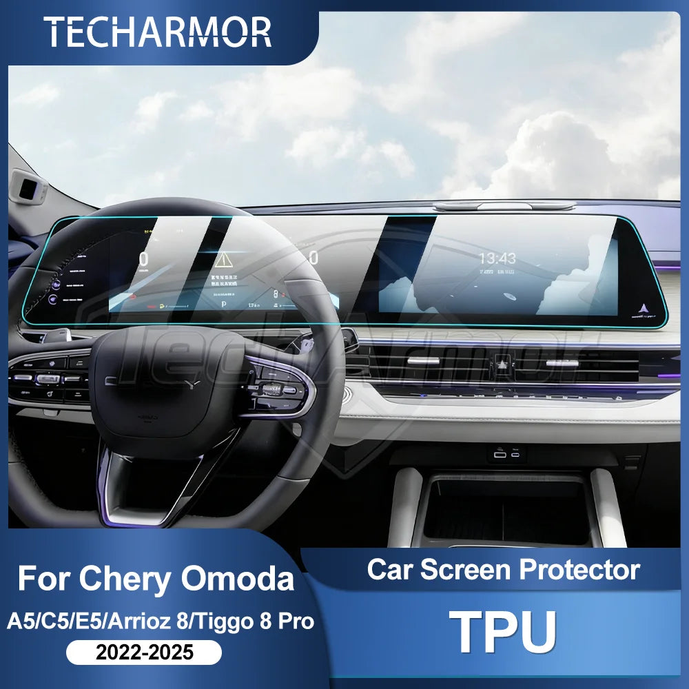 Chery Omoda / Tiggo 8 Pro 2022-2025 GPS Ekran Koruyucu Film | TPU