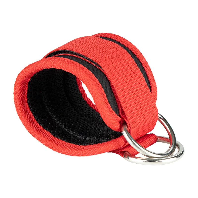 Ayak Bileği Spor Kelepçesi - Neopren Dolgulu Çift D-Halkalı Fitness Brace