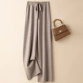 Fashionable High-Waisted Knit Pants for Women Loose-Fit Draped Versatile Base Pants Trendy Autumn/Winter New Arrival Wide-Leg St