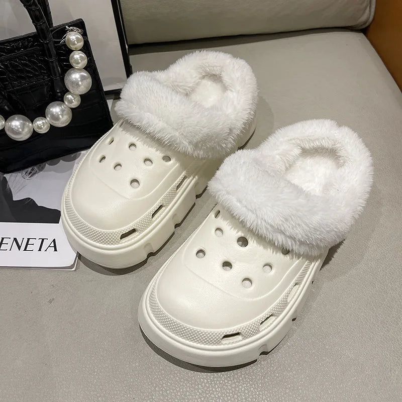 Crocs Kürk Astar | Peluş İç Taban | Kadın & Erkek | Çıkarılabilir Kış İçliği