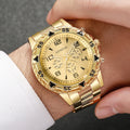 1/4PCS Luxury Big Dial Mens Quartz Watches Fashion Men Business Watch CLock Gift Reloj Hombre（Without Box）
