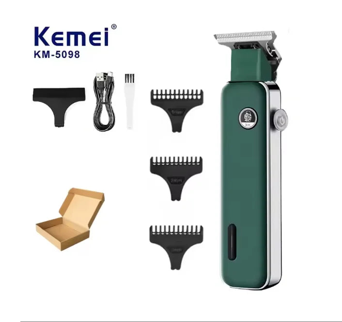 KEMEI Profesyonel Saç & Sakal Kesme Makinesi | KM-5098 | Şarjlı
