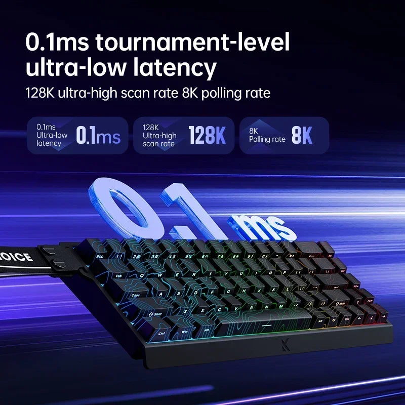 Mchose Ace 68/60 Pro Manyetik Gaming Klavye | 8K Hızlı Tetik | 0.005mm