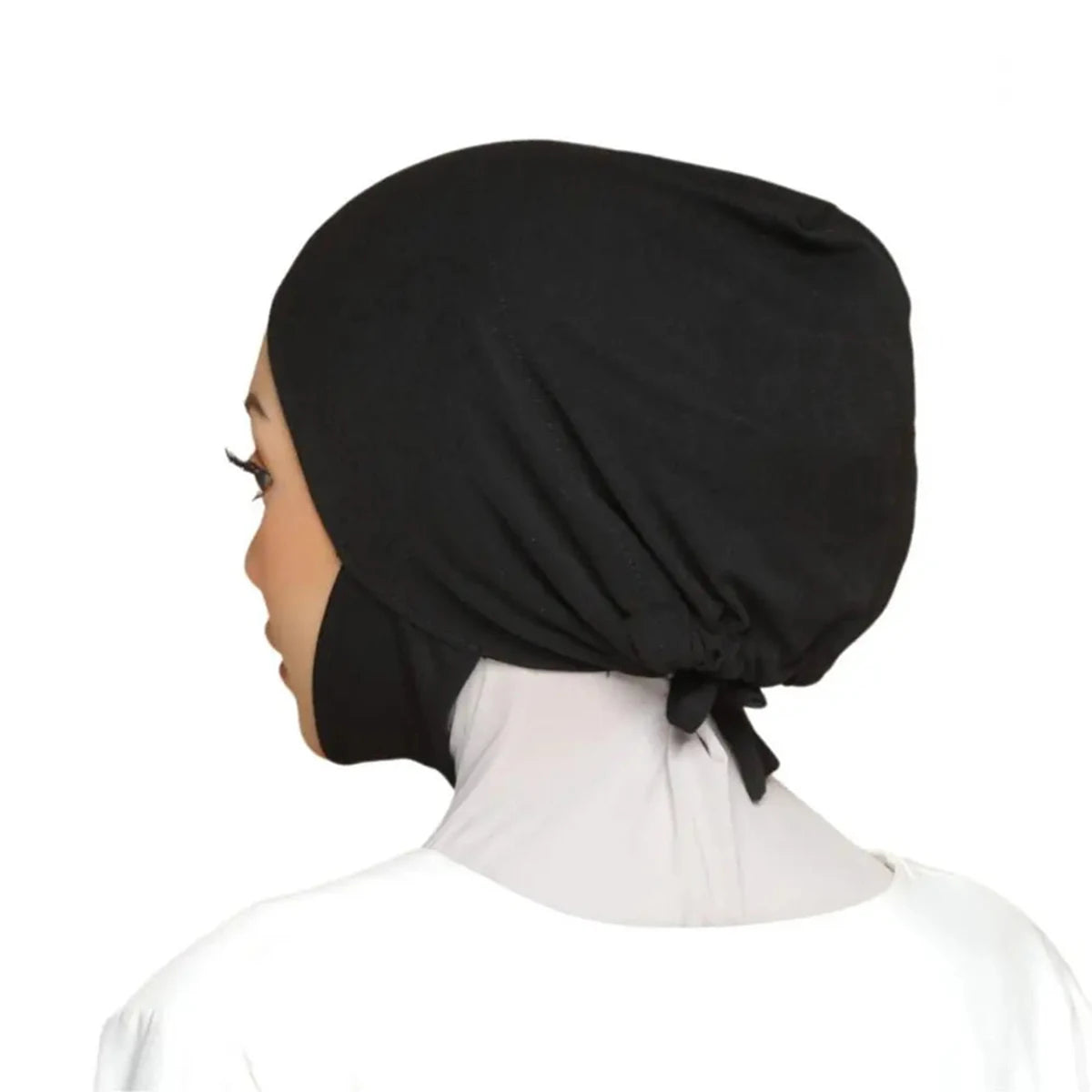 Müslüman Kadın İç Başlık Hijab - Hazır Giyin Bone Taktıkı Başörtüsü