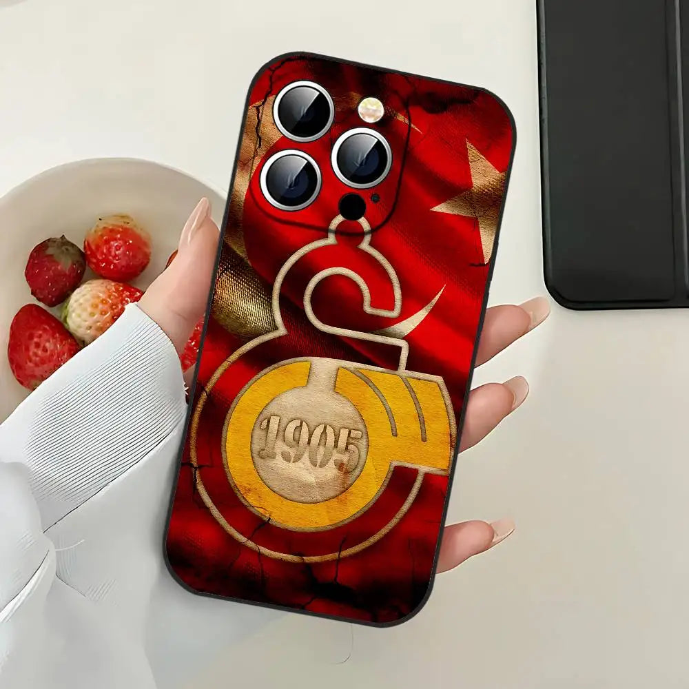 G-GalatasarayS 1905s Black Phone Case That Fits For IPhone 17,16,15,11,13,14 Pro Max,Plus,X,Xr,Xs Max,13Mini