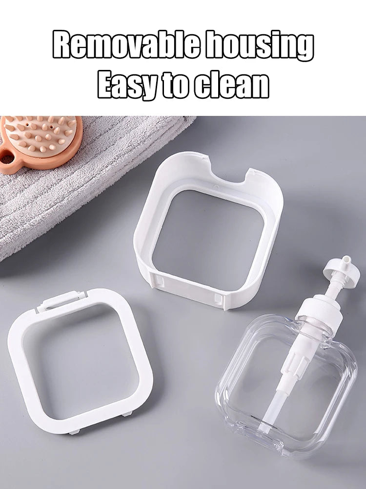Büyük Kapasiteli Sıvı Sabunluk | Şeffaf Plastik | Seyahat & Banyo