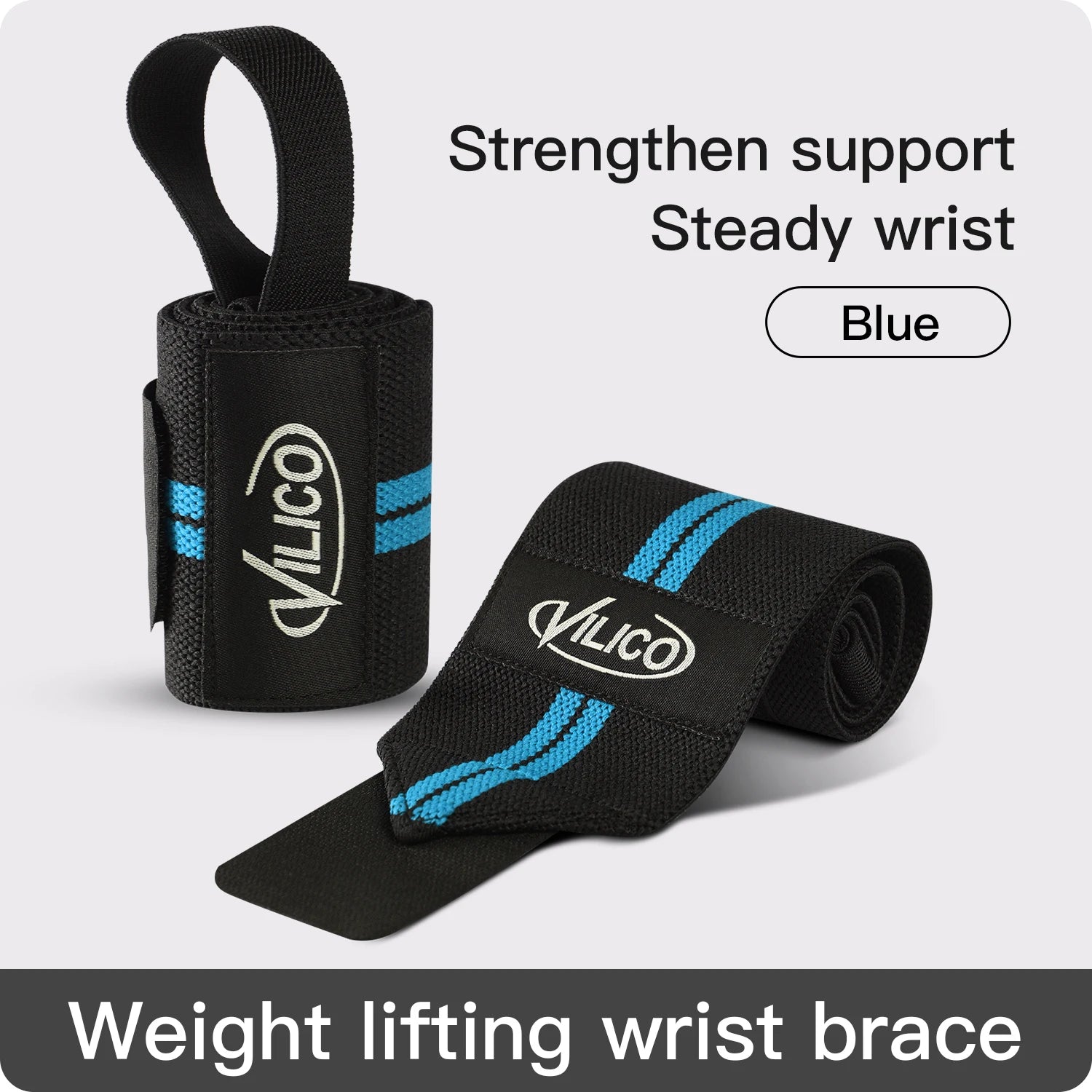 1 PC Wristband Wrist Support Brace Straps Extra Strength Weight Lifting Wrist Wraps Bandage Fitness Gym Training