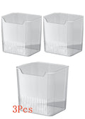 BPA-Free Buzdolabı Kapı Organizatörü 3'lü Set | Şeffaf | Taze Saklama