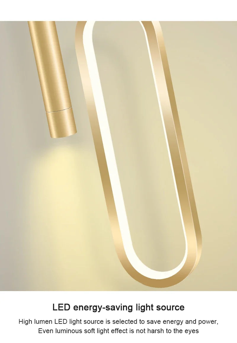 Nordic LED Sarkıt Lamba | Dekoratif | Yatak Odası Yemek Odası Mutfak