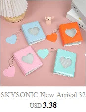 SKYSONIC A5 Binder Ring Collect Book Korea Idol Photo Organizer Journal Diary Agenda Planner Bullet Cover School Stationery