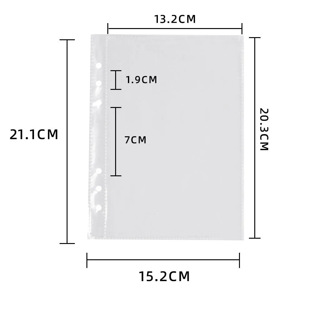 SKYSONIC A5 Binder Ring Collect Book Korea Idol Photo Organizer Journal Diary Agenda Planner Bullet Cover School Stationery