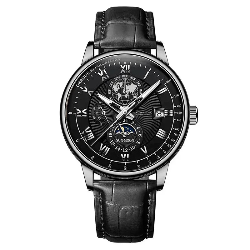 2025 Men Watch Fashion Top Luxury Sport Men's Wristwatch  Leather Date Quartz Watches Man Casual Clock
