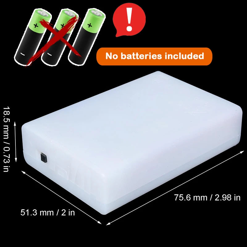 5V COB LED Şerit Işık | 3AA Pilli | Esnek Yapışkanlı Bant | Dolap Aydınlatma