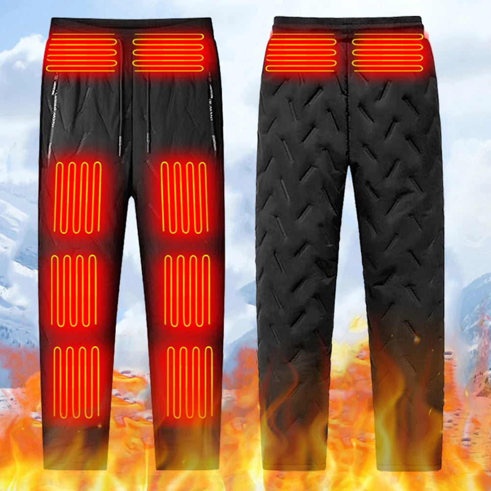Elektrikli Isıtmalı Pantolon & Yelek | 10 Isıtma Bölgesi | Su Geçirmez | Kış Outdoor