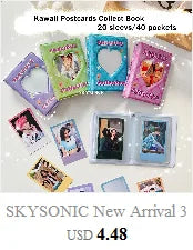SKYSONIC A5 Binder Ring Collect Book Korea Idol Photo Organizer Journal Diary Agenda Planner Bullet Cover School Stationery