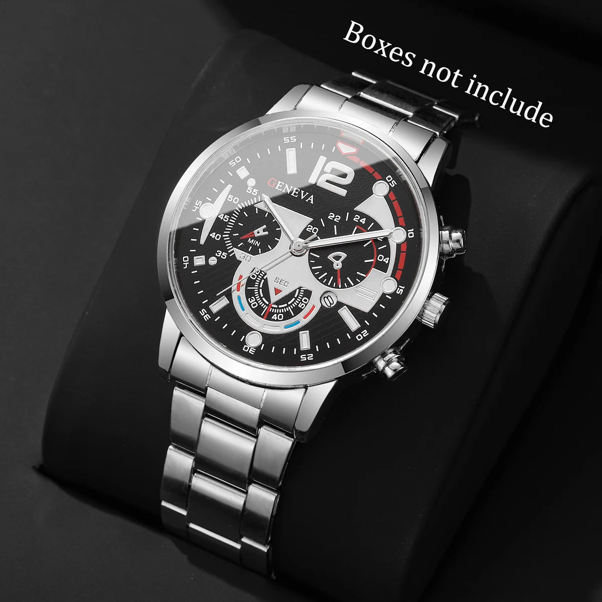 1/4PCS Luxury Big Dial Mens Quartz Watches Fashion Men Business Watch CLock Gift Reloj Hombre（Without Box）