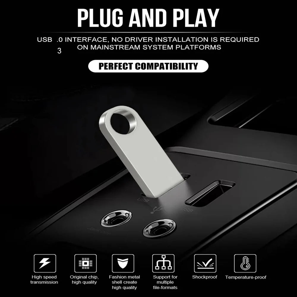 USB 3.0 Flash Bellek | 1TB & 2TB | Metal Tasarım | Bilgisayar & Tablet Uyumlu