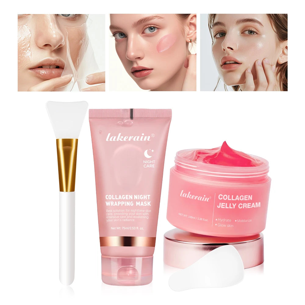 Kollajen Soyulabilir Jel Maske | Gece Bakımı | Cilt Sıkılaştırıcı Yüz Maskesi