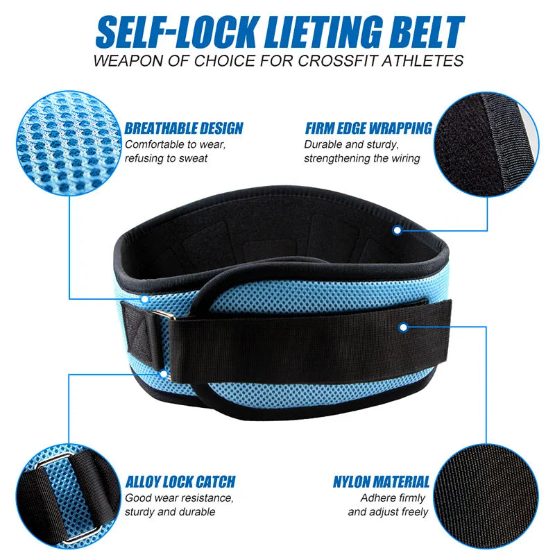 1pcs Sports Waist Support Weightlifting Belt Bodybuilding Musculation Gym Belt Fitness Waist Support Sports Dumbell Powerlifting
